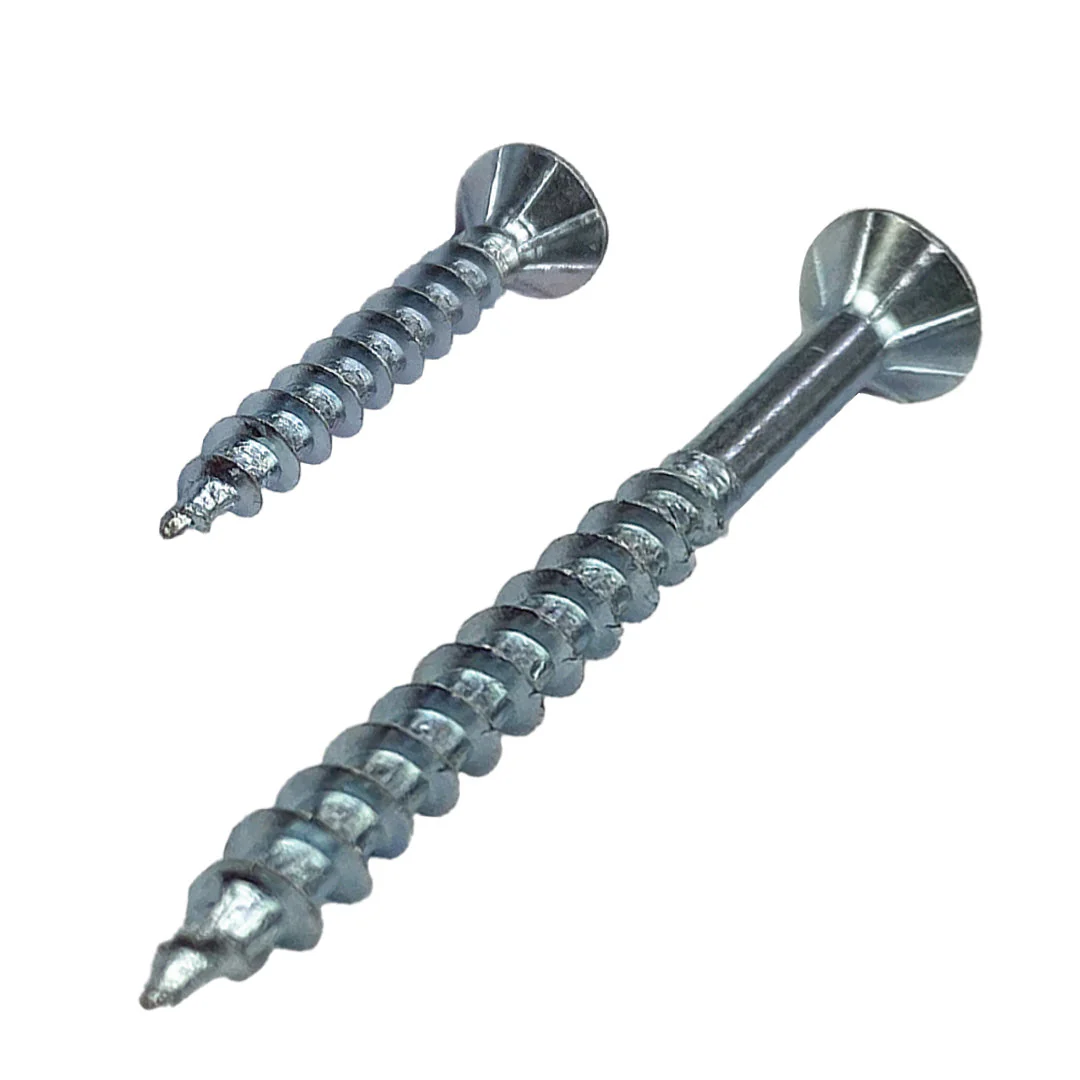 8g-10 x 38mm Chipboard Screw Square Drive Zinc Plated - Image 3