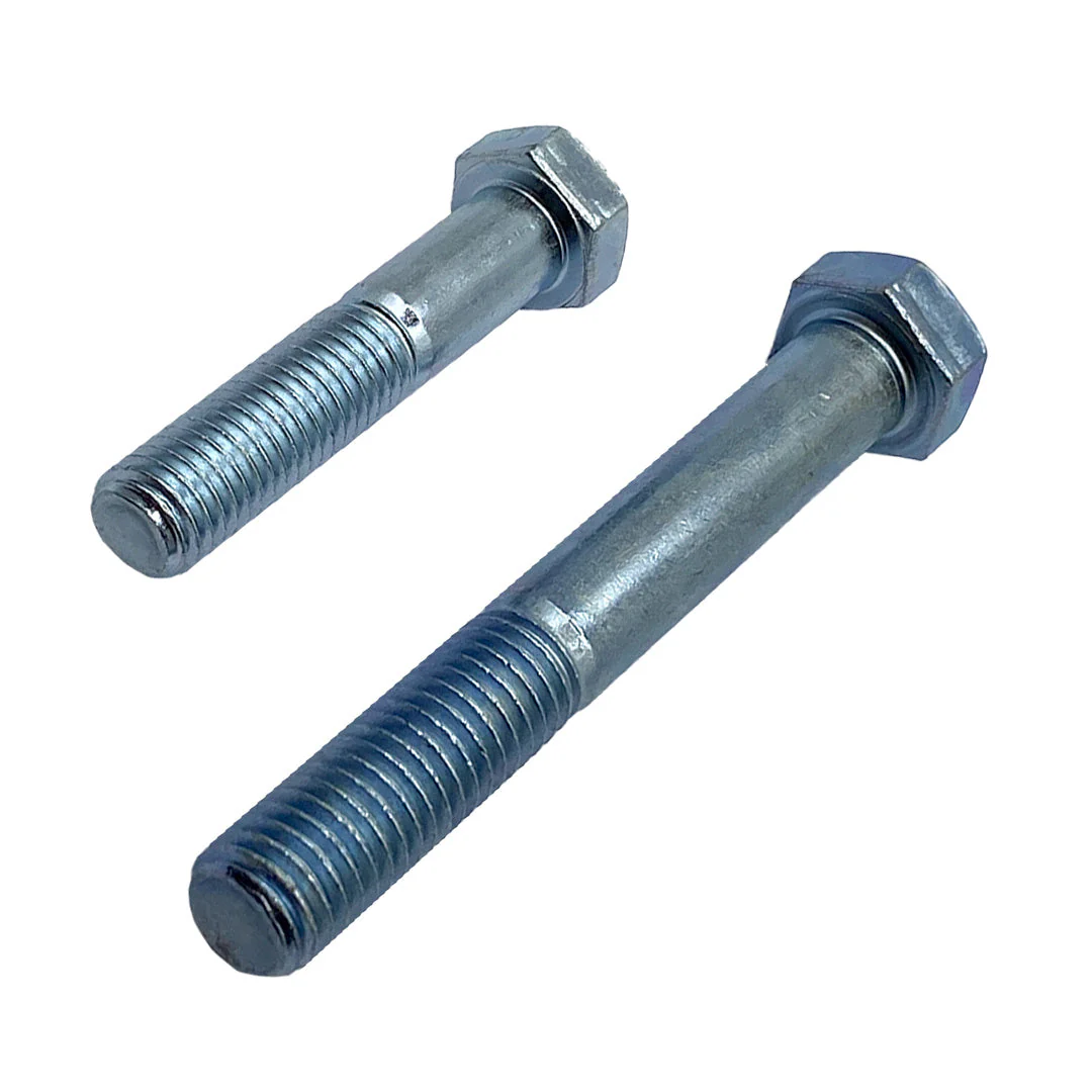 M6 x 45mm 1.00p Metric Coarse Hex Bolt High Tensile Class 8.8 Zinc Plated - Image 3